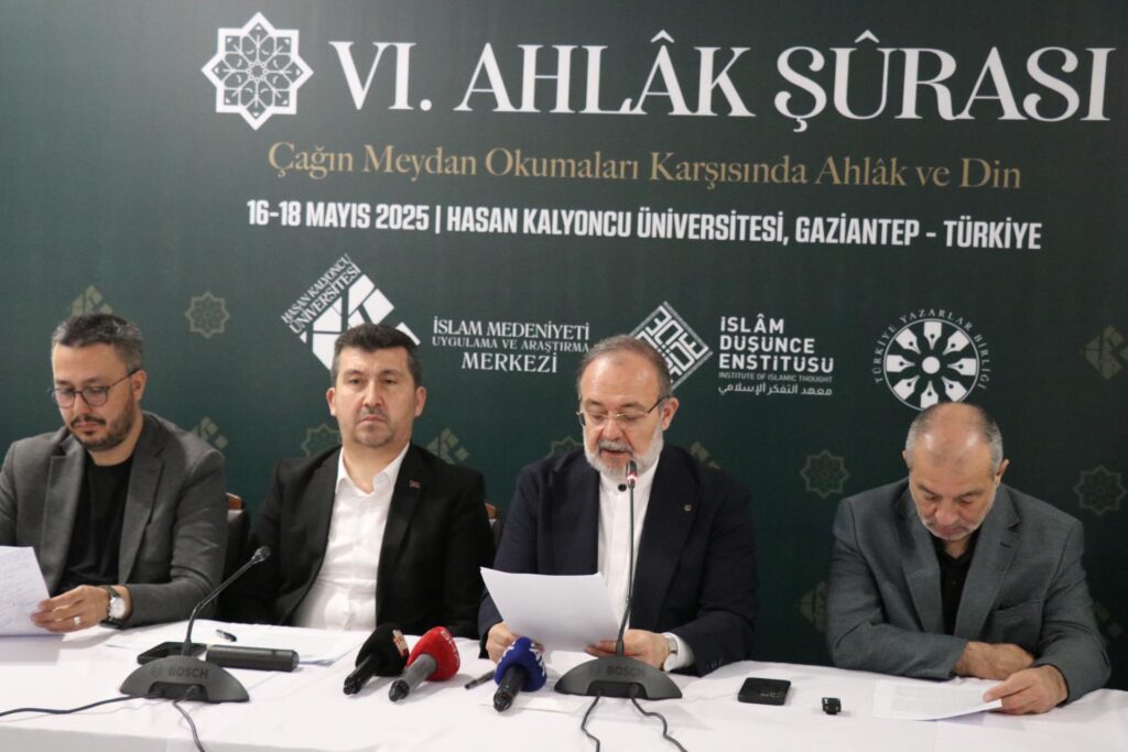 VI. Ahlâk Şûrası Sonuç Bildirgesi
